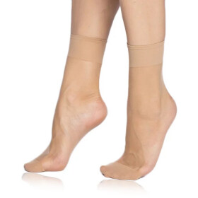 Dámské silonkové ponožky FLY SOCKS 15 DEN Almond - BELLINDA UNI almond