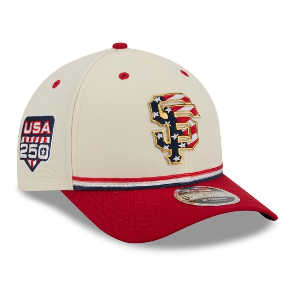 New Era Pánská kšiltovka San Francisco Giants MLB 2026 4th of July USA 250 9FORTY Snapback