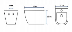 GEBERIT DuofixBasic bez tlačítka + WC REA Carlo Flat Mini Rimless + SEDÁTKO 458.103.00.2 X CF1