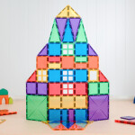 Connetix Connetix Tiles - Magnetická Stavebnice Duhová XL 102 ks