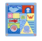 Orange Tree Toys Dřevěné puzzle kostky - Mořský svět