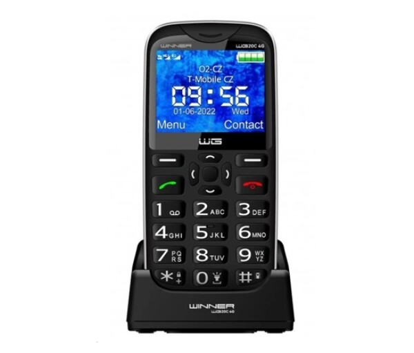WG - Mobilní telefon WG20C, 4G, černá EDF_819082