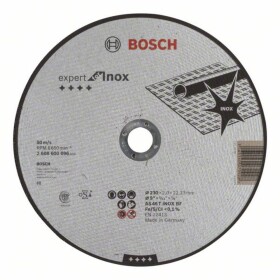 BOSCH 2608600096 / Řezací kotouč na kov a ocel / Průměr 230 x 22.23 mm / Šířka řezu 2.0 mm (2608600096)