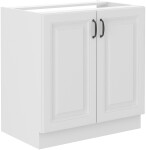 Spodní skříňka pod dřez Stilo 80 ZL 2F BB Barva korpusu: Dub artisan, Barva dvířek: Dust Grey