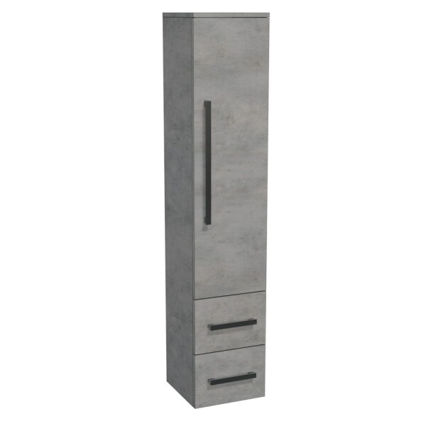 Koupelnová skříňka vysoká SAT Cube Way 35x163x33 cm beton CUBE3CHV35BE CUBE3CHV35BE