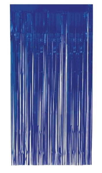 Párty závěs modrý 1 m x 2 m Párty závěs modrý 1 m x 2 m