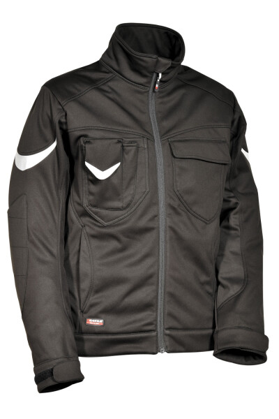 Bunda COFRA SCOURER Softshell Barva: Černá, Velikost: 64 (V065_0_05_Z64)