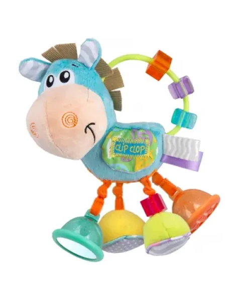Playgro - Chrastítko oslík modrý