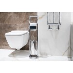 OLSEN SPA - WC štětka + držák papíru, pochromovaný kov KD02070139