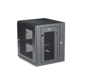 StarTech 12U nástěnný rozvaděč černá / Nástěnný rozvaděč / 19" / hloubka 550 mm / nosnost 90 kg (RK12WALHM)