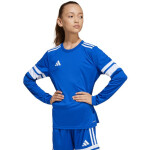 Dětské tričko adidas Squadra 25 s dlouhým rukávem modré JJ0046 140 cm