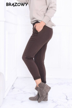 Dámské kalhoty LENA Čokoláda M