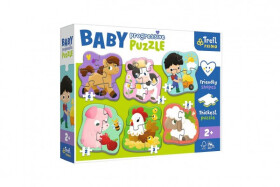 Trefl Puzzle Baby Farma 6v1 (2-6 dílků)