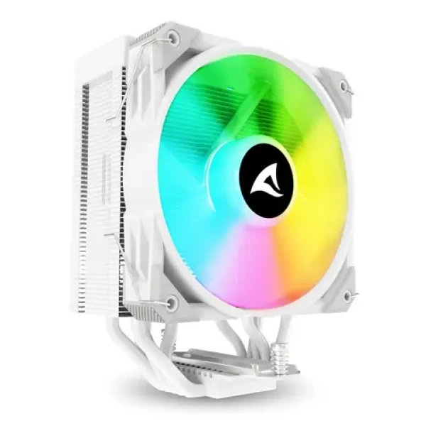 Sharkoon A50 RGB bílá / 1x 120mm / 230W TDP / 1800 RPM @ 30 dB / RGB / AMD + Intel (4044951042036)