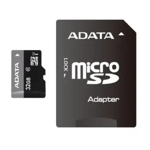 Rozbaleno - ADATA Premier Micro SDHC karta 32GB + SD adaptér / UHS-I U1 Class 10 / R: 30MB/s / W: 10MB/s / rozbaleno (AUSDH32GUICL10-RA1.rozbaleno)