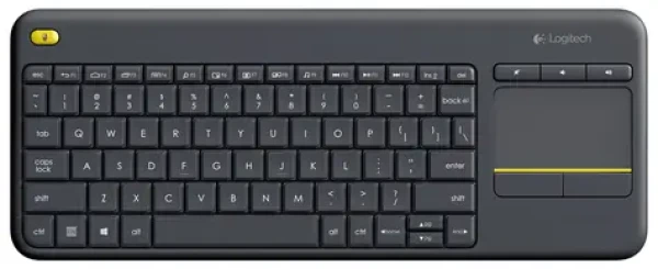 Logitech Wireless K400 Plus / Bezdrátová klávesnice / Touchpad / USB / Pan Nordic (920-007141)