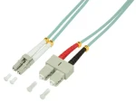 LogiLink LC-SC modrá / Optický patch kabel / OM3 / 50/125 / Duplex / 1 m (FP3LS01)