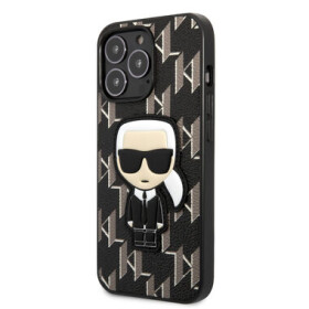 Pouzdro Karl Lagerfeld Monogram Ikonik iPhone 13 Pro černé