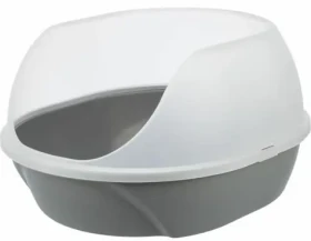 Trixie TX-40220 šedá / Kočičí toaleta / vysoký okraj / 48×30×58 cm (S71007217)