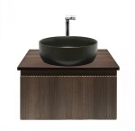 Koupelnová skříňka s umyvadlem a baterií SAT Evolution 58x30x44,8 cm ořech mat SATEVO60NADBUC SATEVO60NADBUC