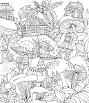 Fairy Tales & Folklore, antistresové omalovánky, Emelie Lidehäll Öberg