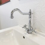 RAV Slezák - MORAVA RETRO - Dřezová baterie, Chrom, 3,8" MK120.0/8