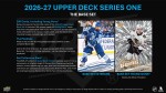 Hokejové karty NHL 2026-27 Upper Deck Series 1 Hockey TIN Box