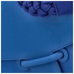 Módní dámská koženková kabelka na rameno Reesen, modrá