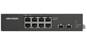 Hikvision DS-3T0510HP-E/HS / Switch / průmyslový / 8x Gb PoE (2x Hi-PoE) / 2x Gb SFP / 110W (DS-3T0510HP-E/HS)