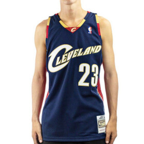Mitchell Ness Cleveland Cavaliers NBA Swingman Jersey Lebron James SMJYGS18156-CCANAVY08LJA pánské oblečení