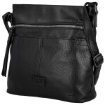 Trendy dámská koženková crossbody kabelka Westa, černá new