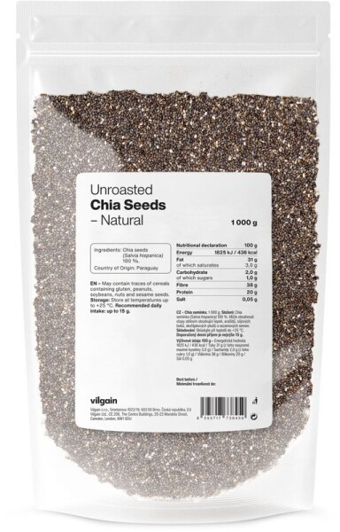 Vilgain Chia semínka – 1 000 g