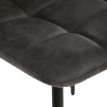 Jídelní židle, černá, látka vintage, CT-281 BK3