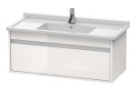 DURAVIT - Ketho Umyvadlová skříňka 41x100x46 cm, 1 zásuvka, lesklá bílá KT666502222