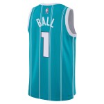 Dětský dres Charlotte Hornets NBA Lamelo Ball #1 Jordan Swingman Tyrkysová (YOUTH)