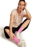Dámské městské merino ponožky ICEBREAKER Wmns Lifestyle_Light Crew, Pop/Snow velikost: 35-37 (S)