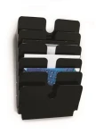 Durable FLEXIPLUS 6 černá, horizontální / Držák na letáky / A4 / 6 přihrádek (1700014061)
