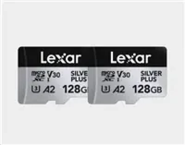 Lexar Professional SILVER PLUS microSDXC 128GB 2 ks / čtení: 205MBps / zápis: 150MBps / UHS-I / V30 (LMSSIPL128G-B2ANG)