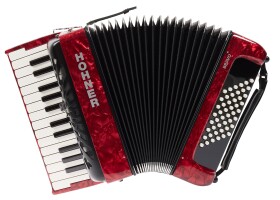 Hohner Bravo II 48 red