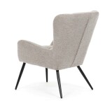 Křeslo ušák, hnědá, látka, AK-H9206 COF2