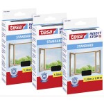 Tesa Insect Stop Hliníkové rámy se sítí proti hmyzu COMFORT na dveře antracitová 1,2 × 2,4 m, 55197-00003-00