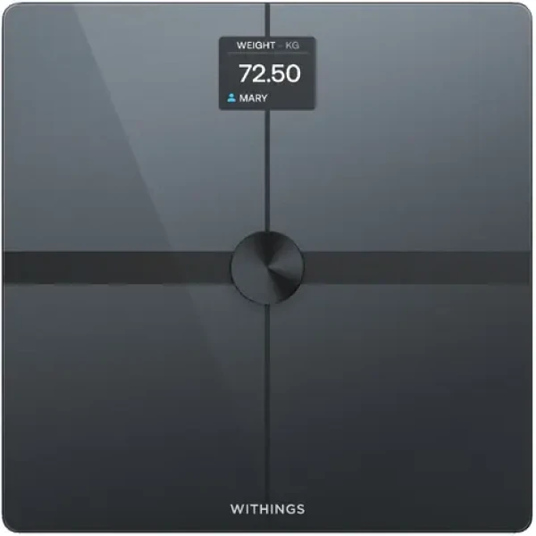 Withings Body Smart černá / Chytrá osobní váha / nosnost 200kg / Bluetooth / WiFi (WBS13-Black-All)
