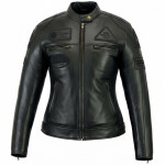 Dámská Kožená Bunda Fiora Brixton Černá Velikost: