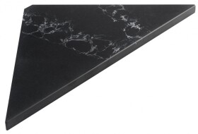 SAPHO - ABELINE rohová police rockstone 200x200, black attica AE200-0598