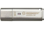 Kingston IronKey Locker+ 50 32GB / Flash Disk / USB 3.0 / čtení: až 145MBs / zápis 115MBs / AES (IKLP50/32GB)