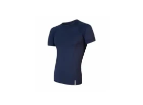 Sensor Coolmax Tech pánské triko krátký rukáv Deep Blue vel. L