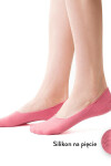 Dámské bavlněné ponožky se silikonem 058 růžová 38-40