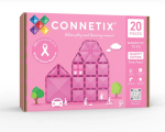 Connetix Connetix Tiles - Magnetická Stavebnice Limitovaná růžová edice 20 ks