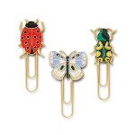 Rifle Paper Co. Kancelářské sponky Curio – set 3 ks, zlatá barva, kov