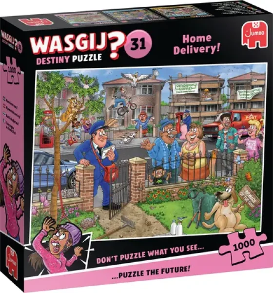 JUMBO Puzzle WASGIJ Retro Destiny 31: Doručení domů